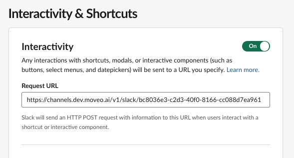 Enable Interactivity and Shortcuts